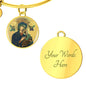 Our Lady of Perpetual Help Luxury Bangle Bracelet