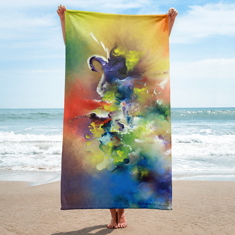 Swan Taking Flight Towel