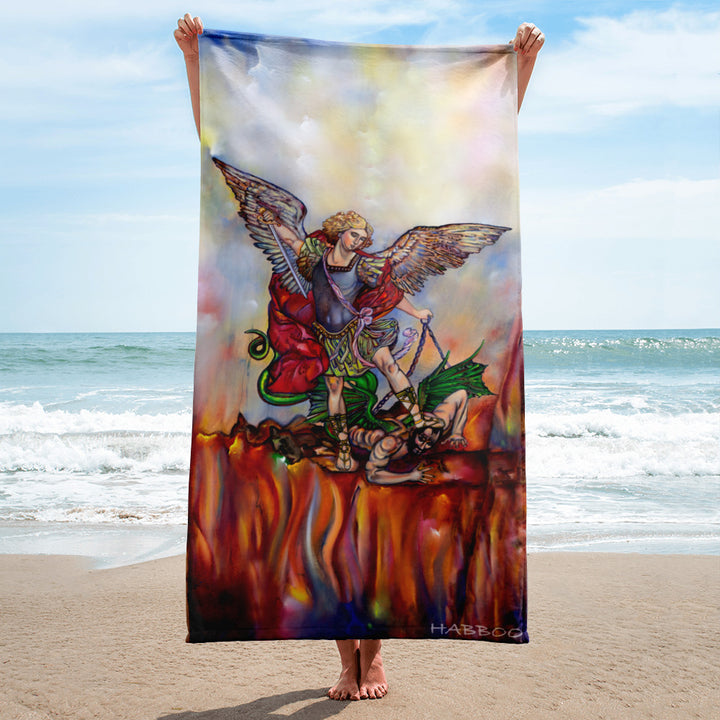 The Battle Cry of St. Michael the Archangel Towel