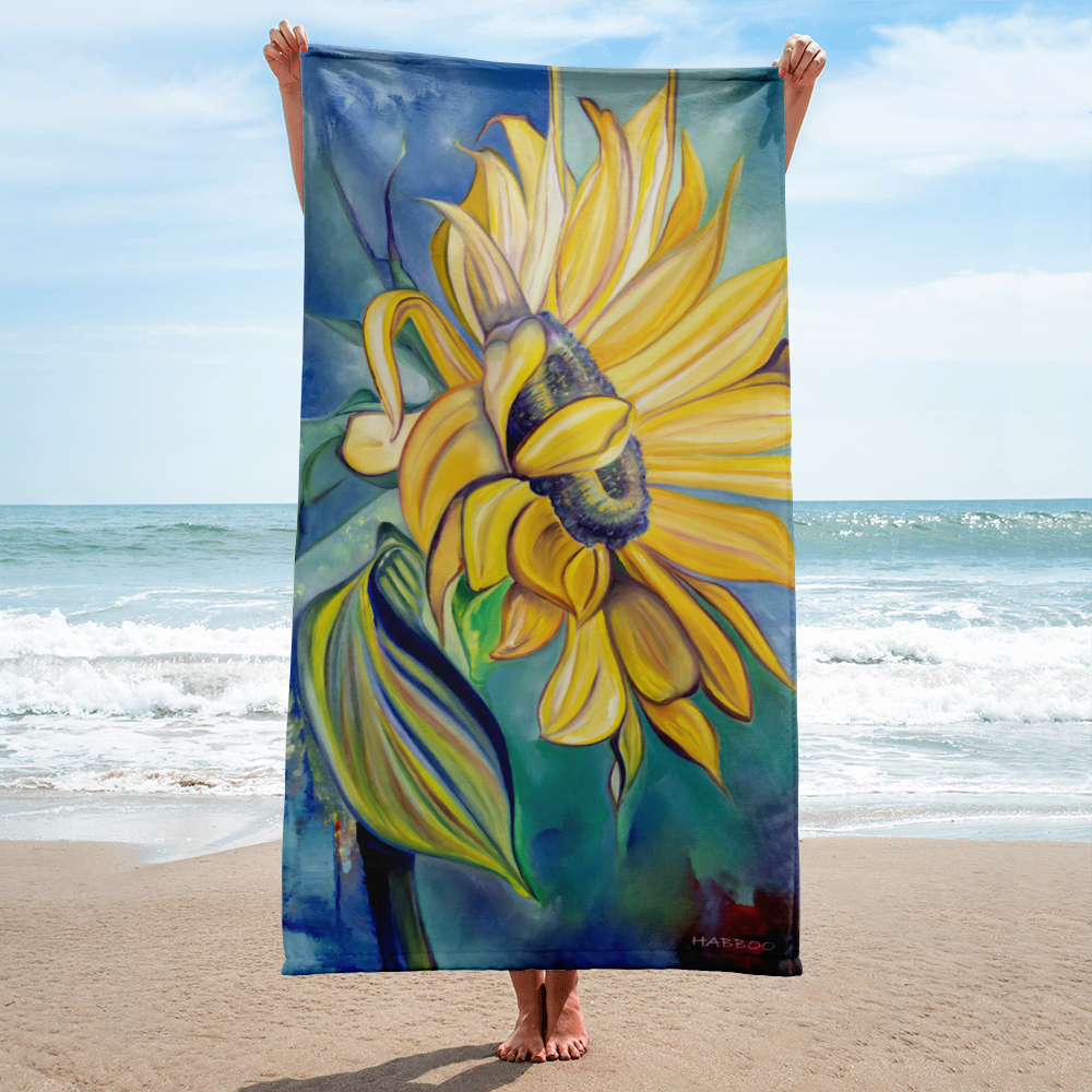 Color Me In Sunshine Towel