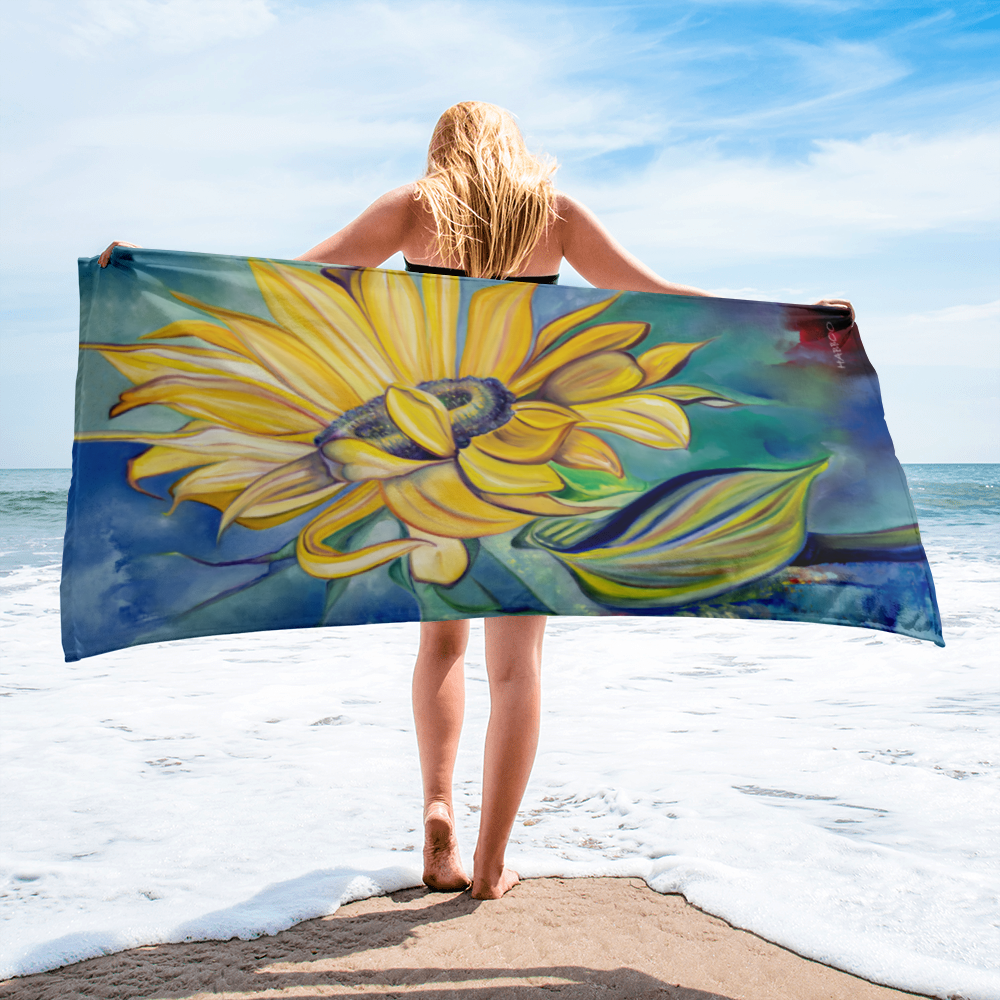 Color Me In Sunshine Towel