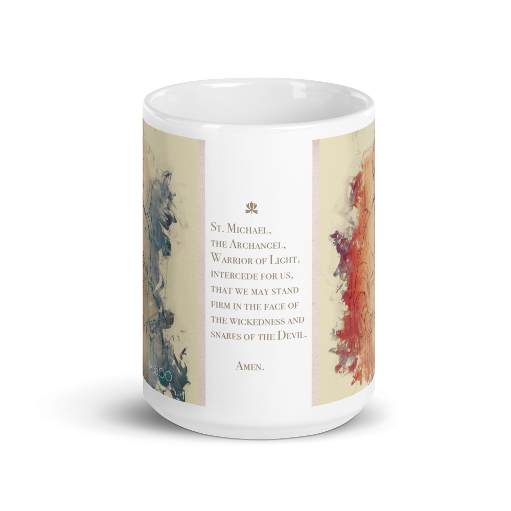 St. Michael the Archangel, Warrior of Light Ceramic Mug