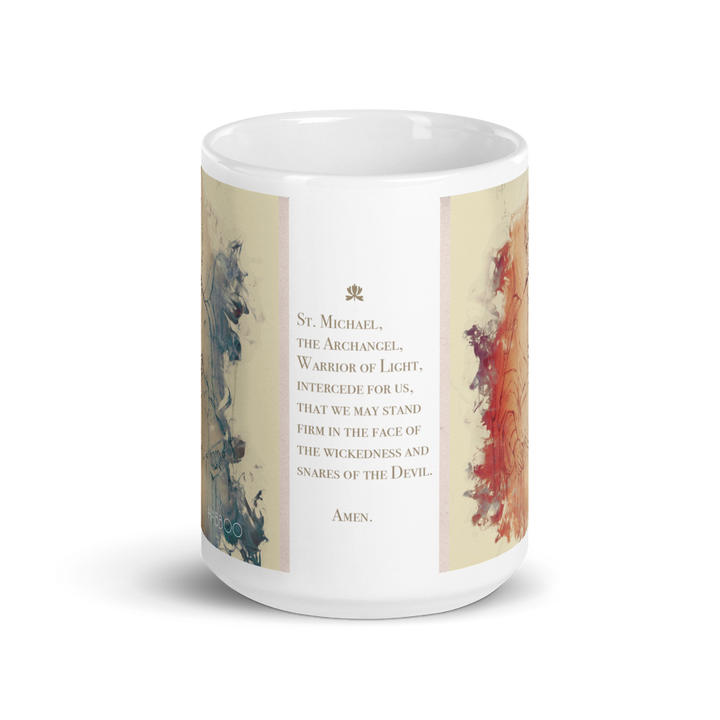 St. Michael the Archangel, Warrior of Light Ceramic Mug