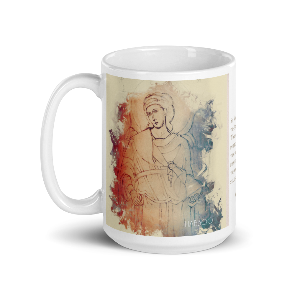 St. Michael the Archangel, Warrior of Light Ceramic Mug