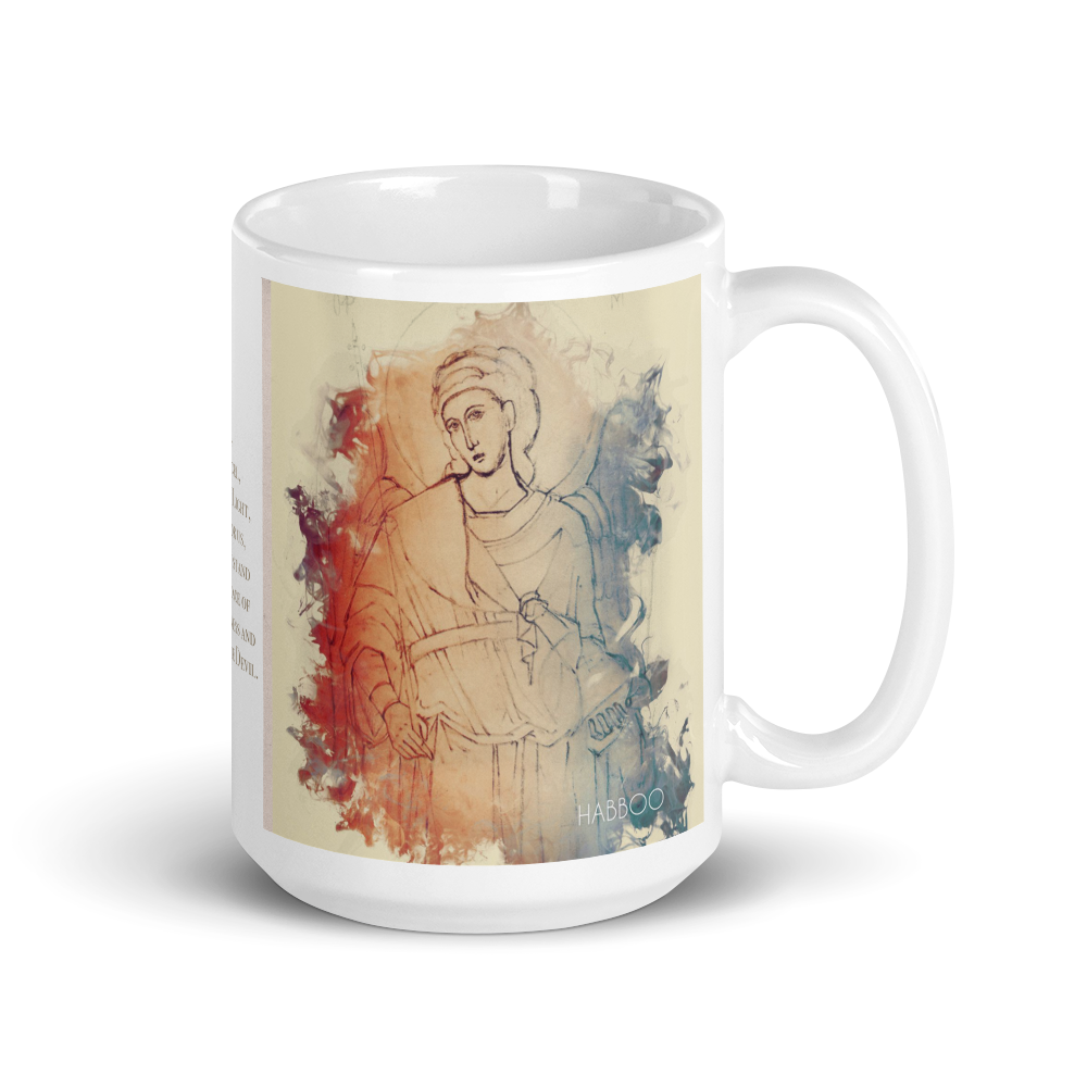 St. Michael the Archangel, Warrior of Light Ceramic Mug